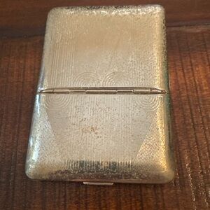 Vintage Richard Hudnut Gold Tone Powder Compact Mirror Art Deco Vanity